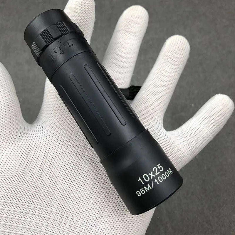 10 25 Zoomable Telescope Optic Lens Night Vision Monocular Scope Qme 10X25