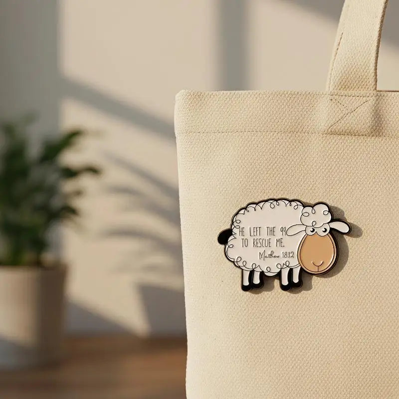 Cute Sheep Brooch Enamel Pins Funny Cartoon Friendship Brooches Qme