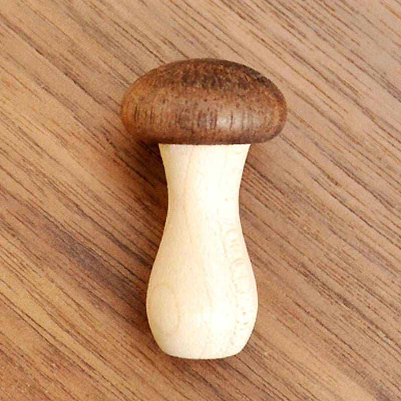 2Pcs Mushroom Wooden Chopsticks Stand Mini Cute Chopsticks Stand Home Decor Kitchen Items. Qme