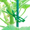 1 pack of 50 green garden zip ties, gardening zip ties can be reused Qme green