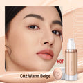 O TWO Liquid Foundation Cream Face Coverage Makeup Base Soft Mist Qme C02 China Mainland