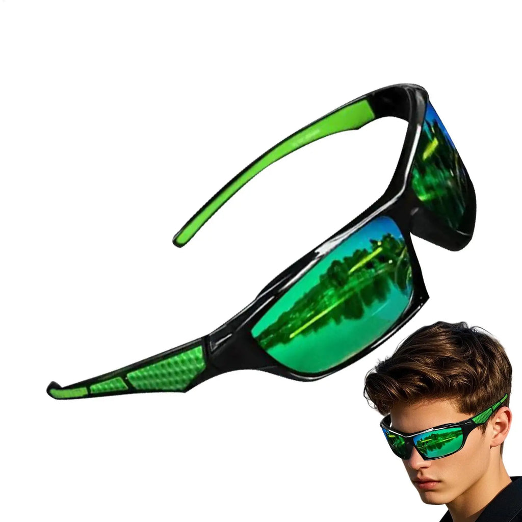 Polarized Sunglasses Men UV Protection Men's Sunglasses Polarized Comfortable Fashion Shades Outdoor Sport Eyewear for Driving Qme