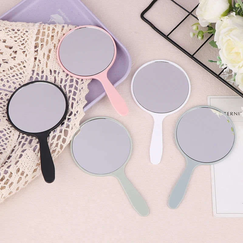 Handle Hand Mirror SPA Salon Compact Mirrors Eyelash Extension Qme
