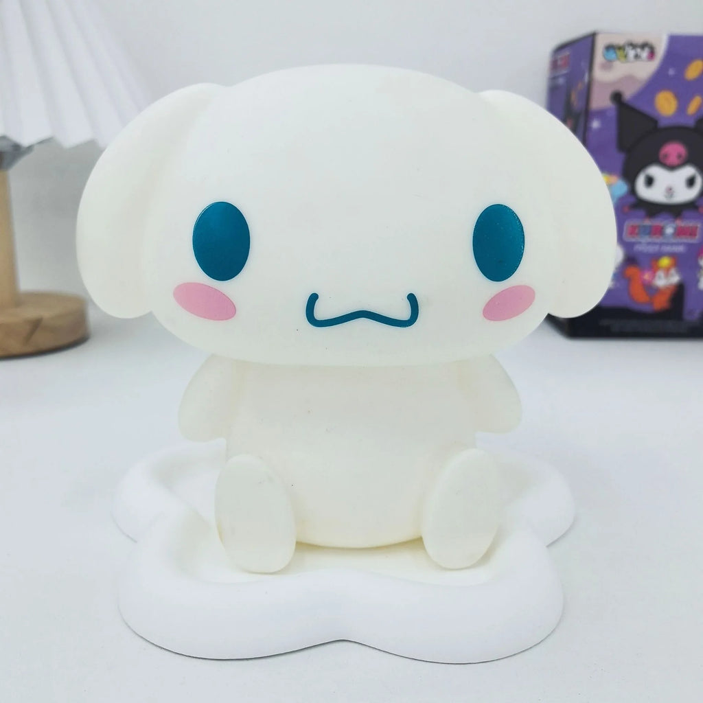 Hello Kitty Kuromi Piggy Bank Desktop Ornament Toy Cartoon-style Vinyl Qme 8Large