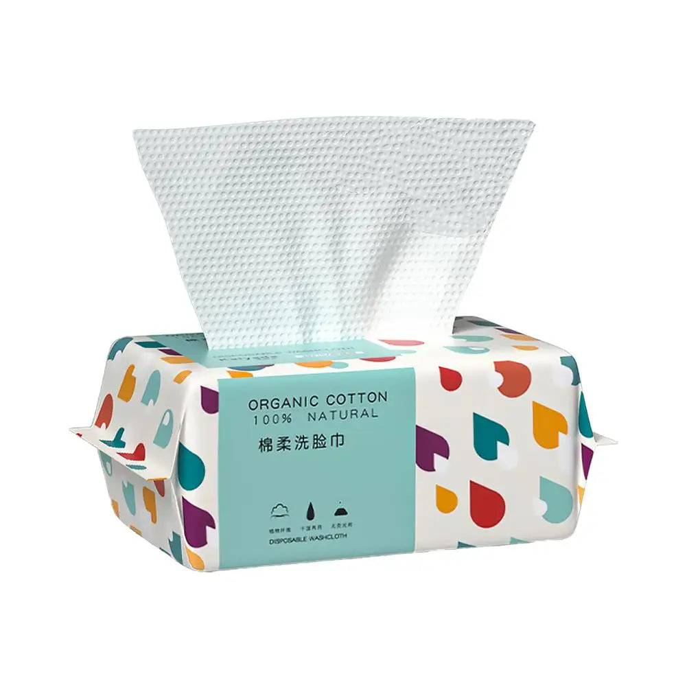 Soft Cotton Disposable Face Towel Thicken Facial Towelettes Dry Wipes Qme S-15x20cm