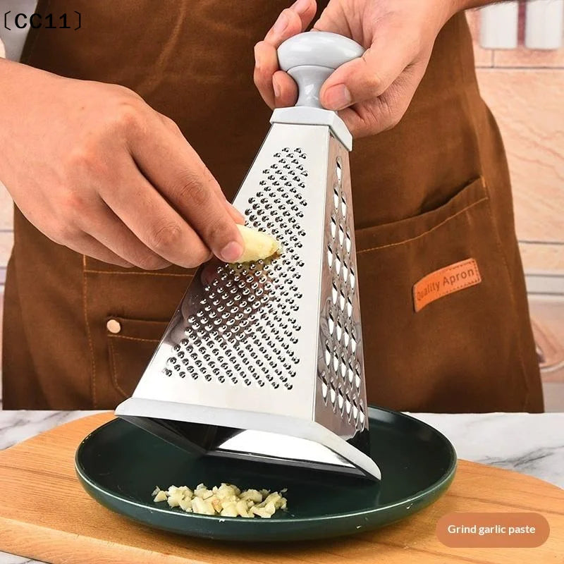 Stainless Steel 4-Sides Multi-function Vegetable Slicer Kitchen Tool Qme