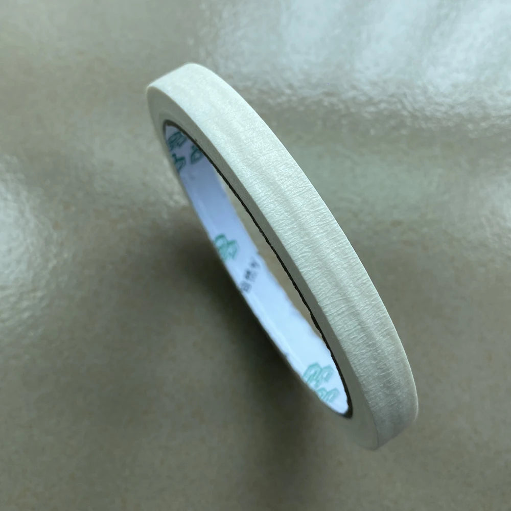 1Pc White Masking Tape Painters Single Side Adhesive Crepe Paper Tape for Oil Painting Sketch Drawing Supplies Qme Width 12mm 3Pcs