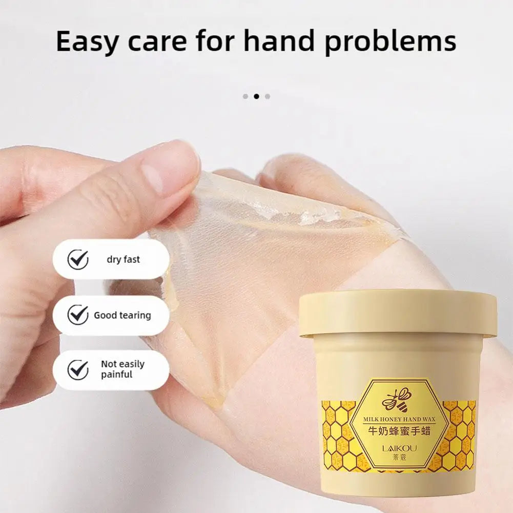 Milk Honey Hand Mask Moisturizing Hydrating Exfoliating Film Hands Qme