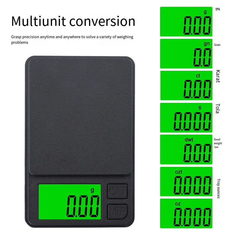100 Mini Digital Scale Precision Electronic Pocket Jewelry Weight Qme