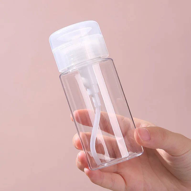 120- Nail Refillable Bottles Empty Press Pump Dispenser Art Polish Qme 150ML China Mainland