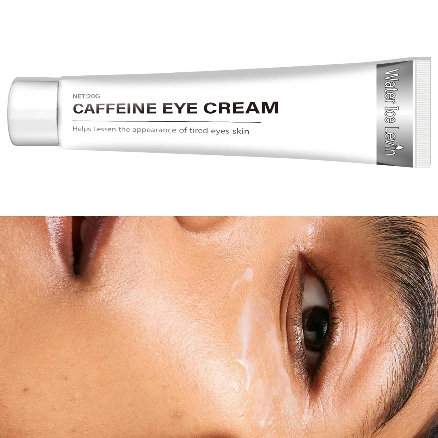 Caffeine Eye Cream Helps Reduce Fatigue and Improve the Appearance of Tired Eyes and Skin Qme