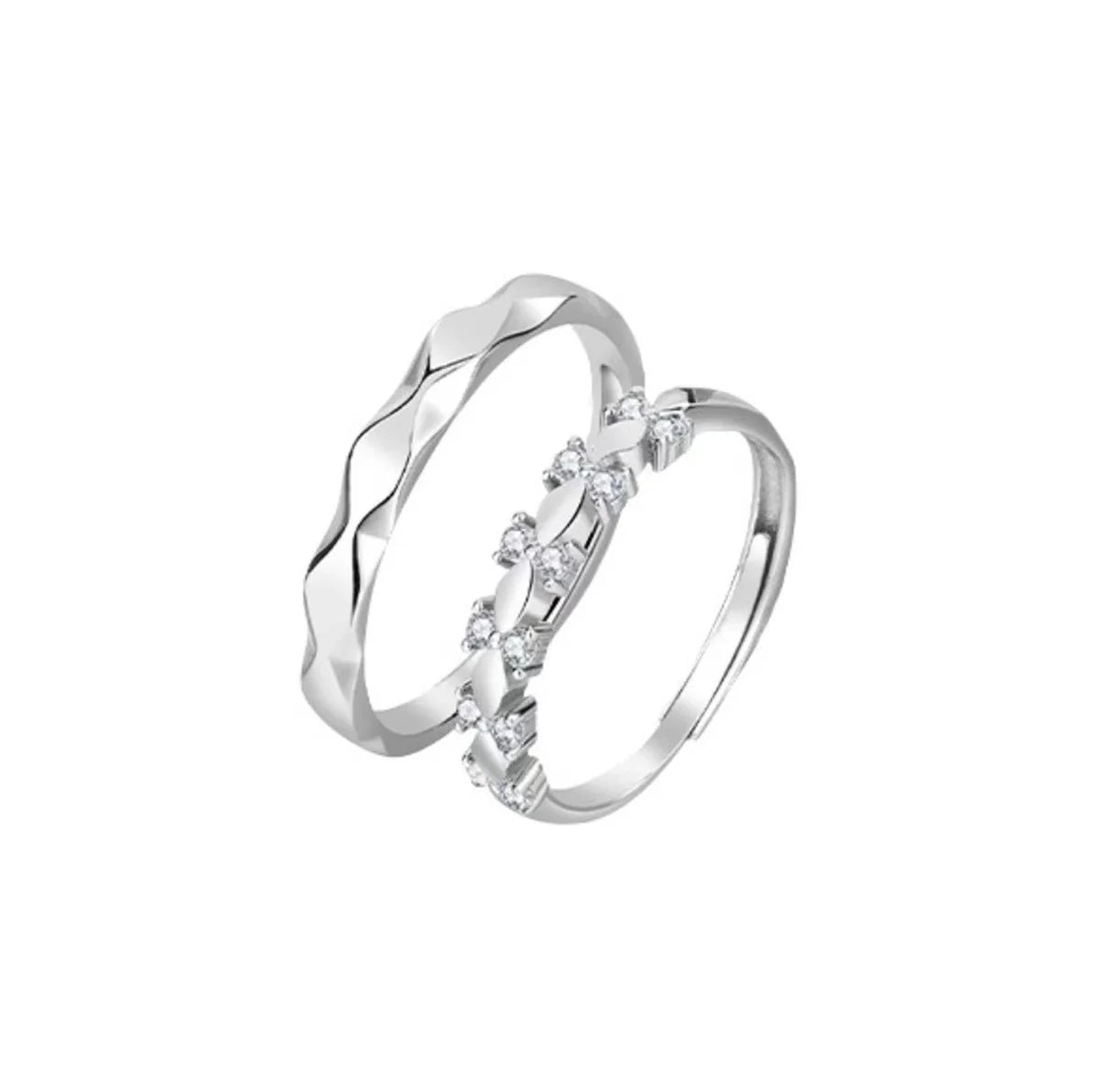 Y2K Shiny Star Cross Irregular Crystal Rings for Men Women Hiphop Zircon Cross Open Ring Punk Unisex Couple Rings Party Jewelry Qme