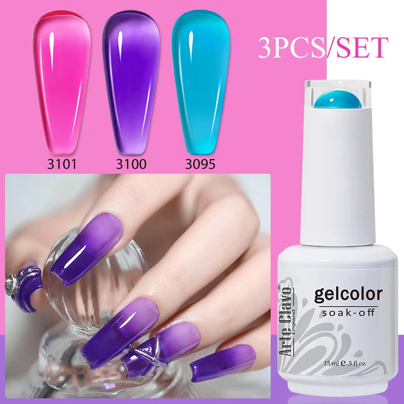 Arte Clavo Gel Nail Polish Art UV LED Manicure Long Lasting Soak Off