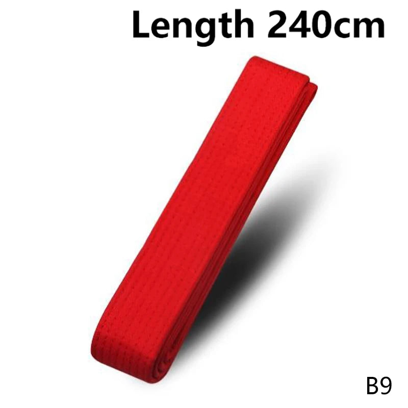 Taekwondo Colored Ranking Belts Cotton Martial Arts Judo Karate TKD Qme B10