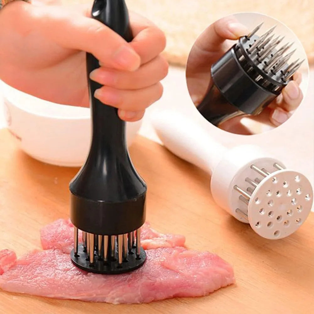 Meat Tenderizer Tool Stainless Steel Needle Beef Pork Steak Tenderizing Hammer Kitchen Cooking Meat Loose Needle Qme