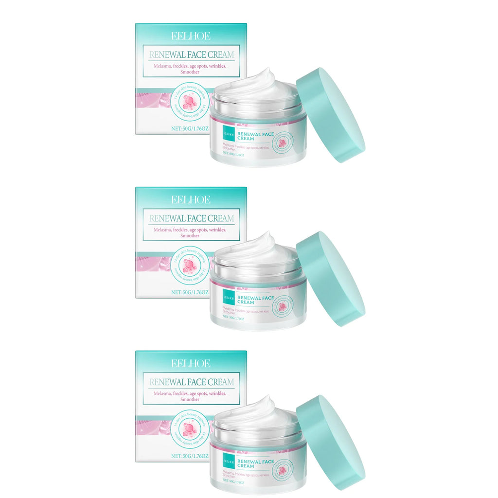 Collagen Firming Facial Cream Renewal Deep Nourish Reduce Dark Spots Freckles Brightening Smooth Skin Lifting Firming Cream Qme 3 x 50g Boxed