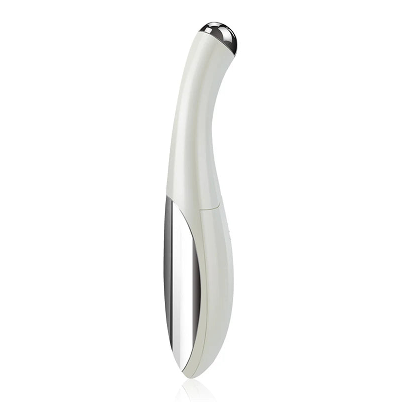 Portable Electric Eye Massager Vibration Therapy Wrinkles Dark Qme 15cm white