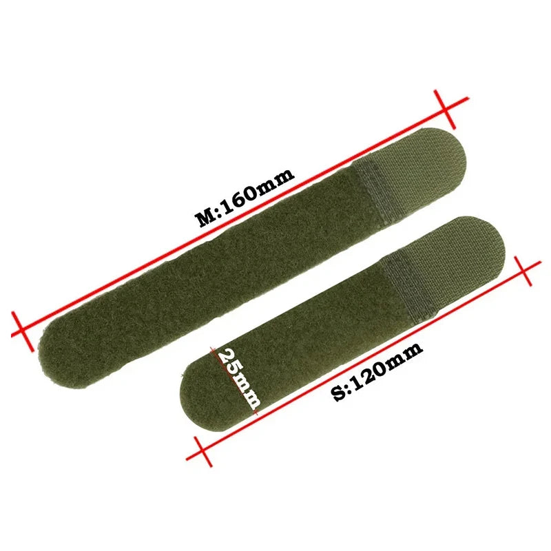 Loop Grip Wrapping Cord Reusable Backpack Fastener Buckle Nylon Qme