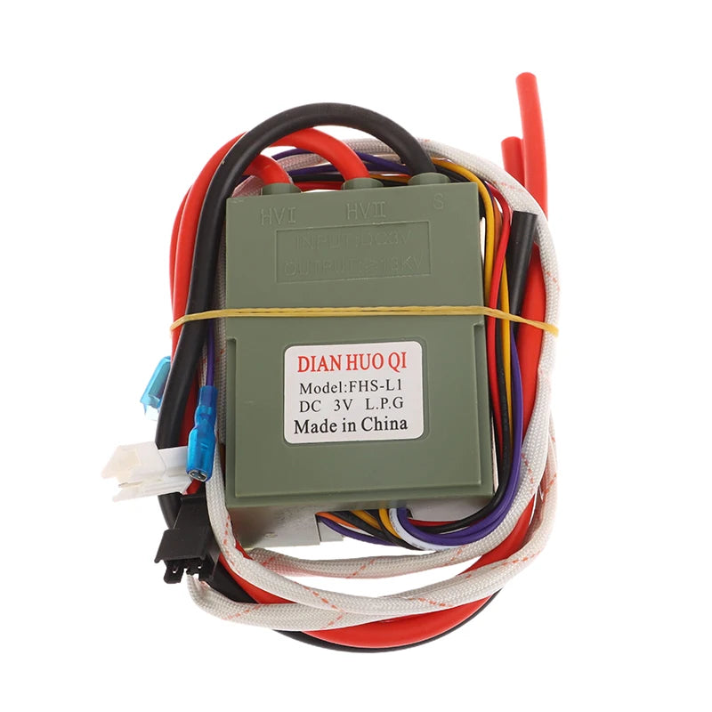 1PC DC 3V Gas Stove Double Ignition With Temperature Control And Display Pulse Igniter 12 Wires For Gas Water Heater. Qme