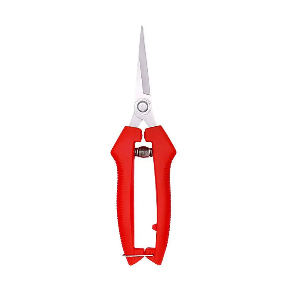 One-handed Sharp Blade Pruning Shears Branch Grass Garden Fruit Tree Trimming Scissors Knife Non-slip Handle Cutting Knife Tools Qme M
