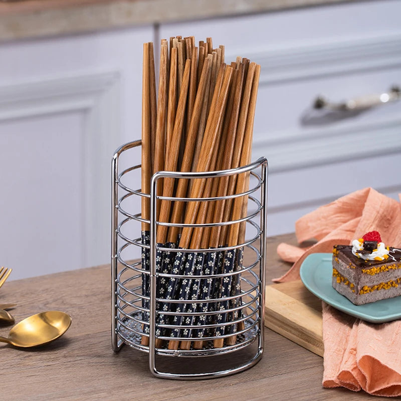 Household Kitchen Cutlery Holder Drainer Chopstick Forks Spoons Qme