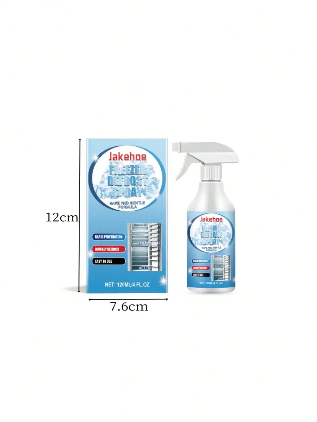 Jakehoe Refrigerator Defrosting Spray Deodorizing Cleaner Can Be Qme