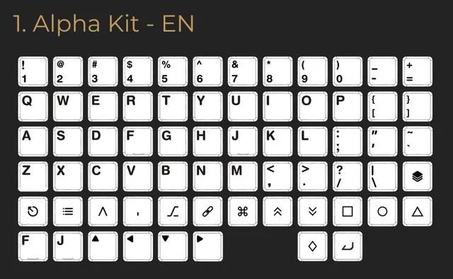 CFX Choc Low Profile PBT Keycaps for Kailh Chocolate switch mechanical keyboard Ultra thin CFX BoW Keycap Set Qme ALPHA EN