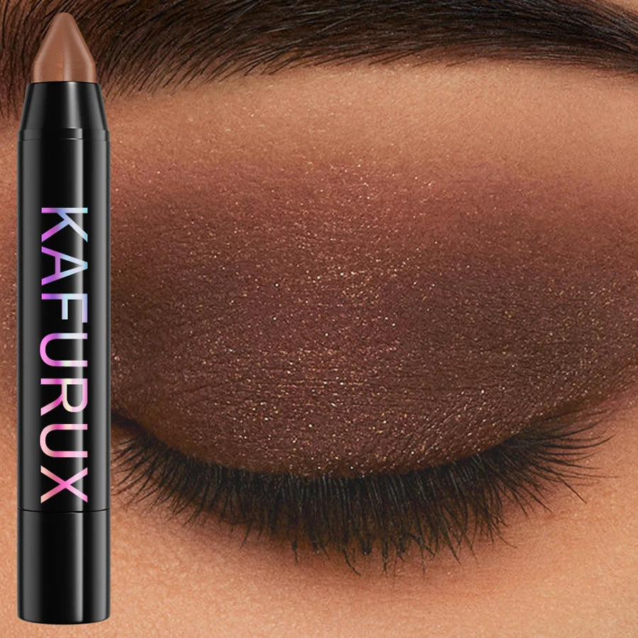 25 Colors Glitter Eyeshadow Eyeliner Pencil Waterproof Pearlescent Qme 204