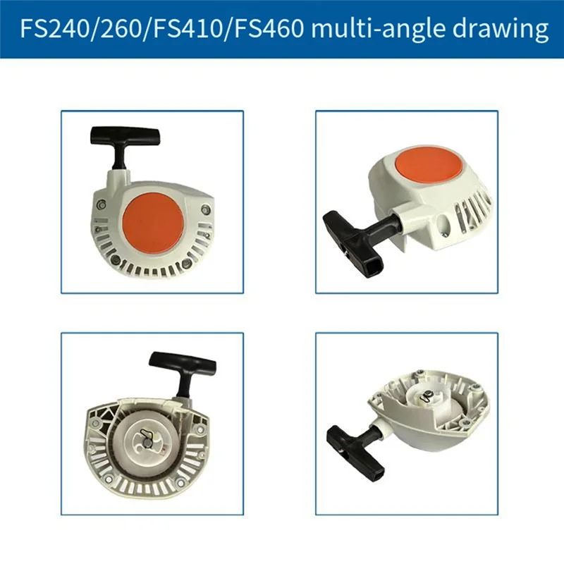 A02F-For STIHL FS240 Hand Puller 4147-190-4003 Pull Plate FS260 FS410 FS460 Brush Cutter Start Pull Plate Qme