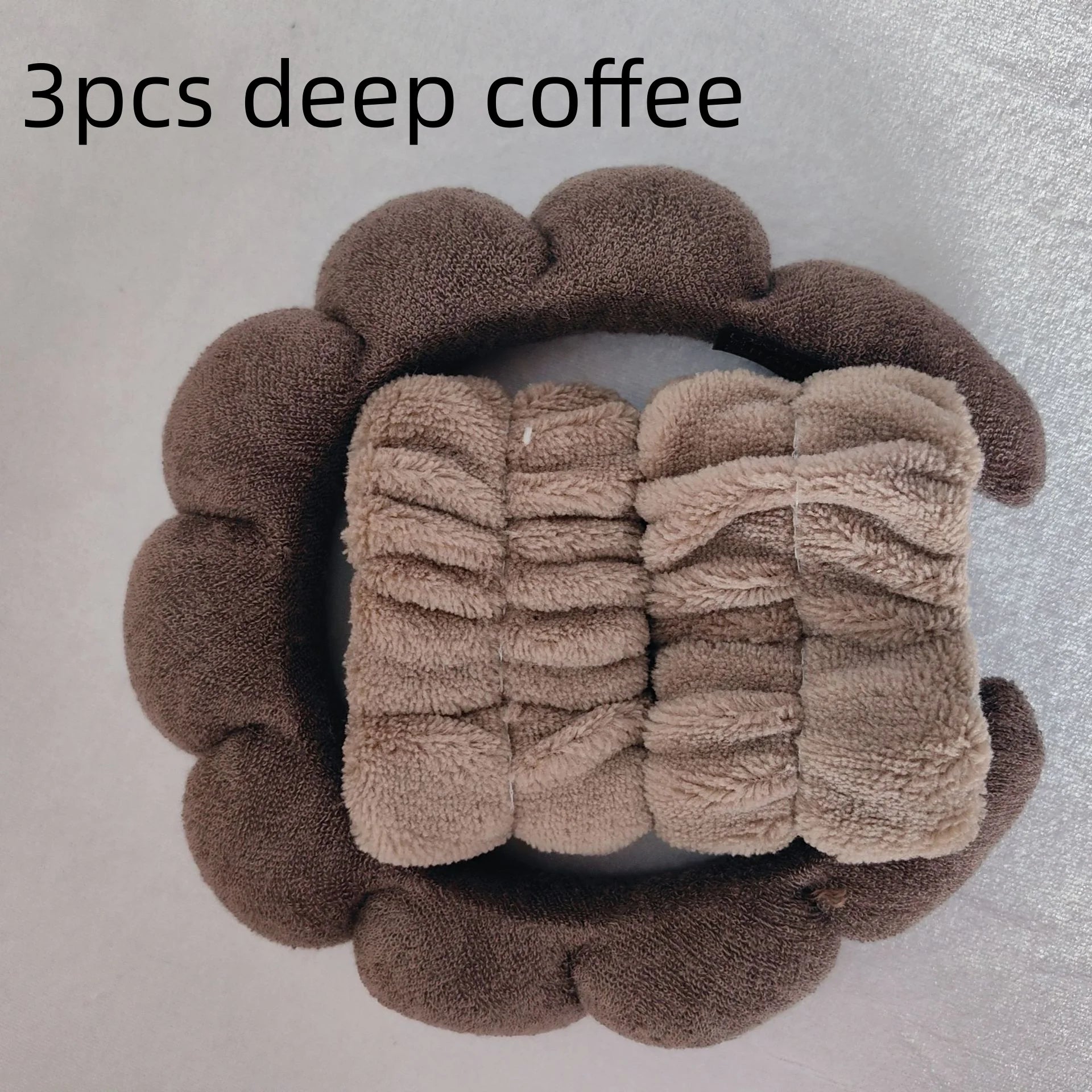 3/16pcs New Dopamine Hair Accessories Kit Flower Shaped Multi-Styles Hair Grabs Hair Circles For Women Daily Party Gift Qme 3pcs deep coffee