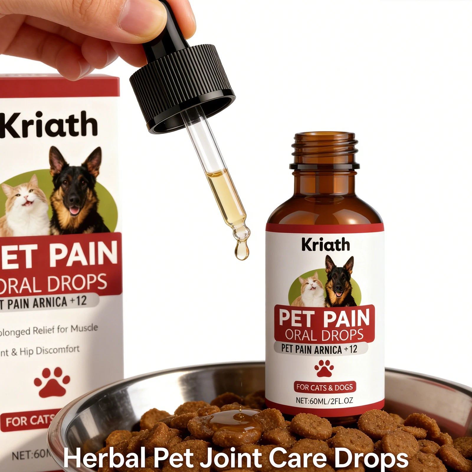 Pet Herbal Care Drops Effectively Nourish Joints Maintain Cartilage Health Enhance Resilience Gentle Ingredients Pet Joint Drops Qme
