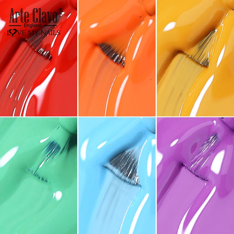 Arte Clavo Soak Off UV Gel Nail Polish Cosmetics Art Manicure Nails Qme