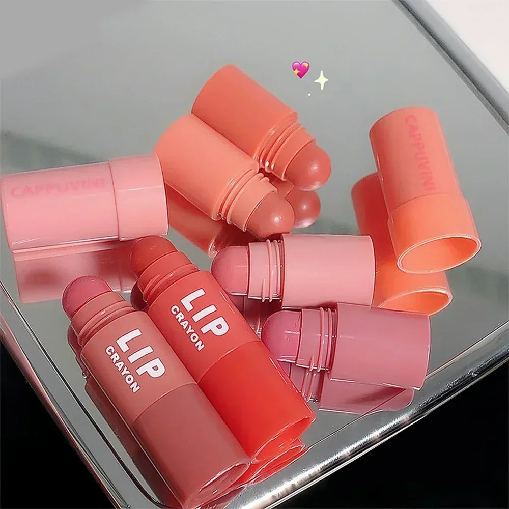 Lipstick Lip Gloss 4 Colors 1 Matte Velvet Pen Lipliner Waterproof Qme