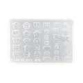 Silicone Nail Art Molds, Easy To Use Non-Stick For Resin & Gel Small Button Shape Perfect For Nail Art, Resin Jewelry, Earrings Qme 1pc CN