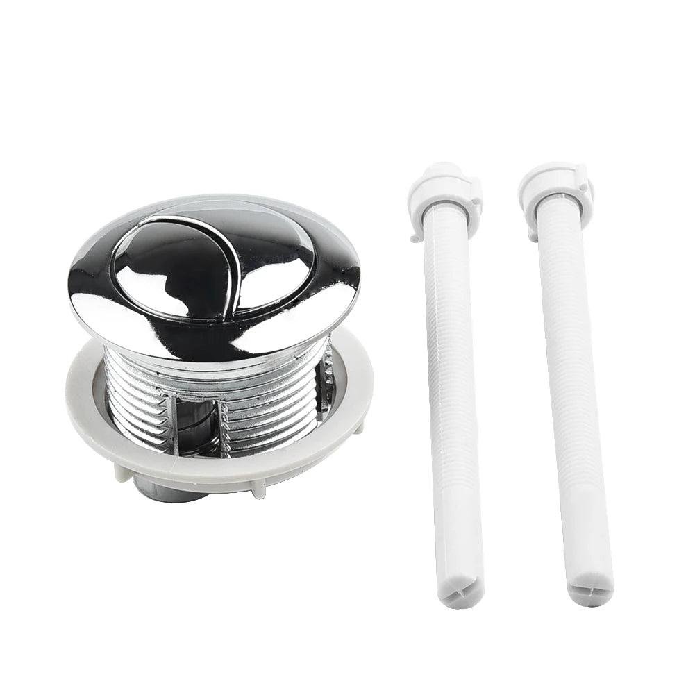 38 48 Dual Push Buttons Flush Toilet Water Tank 2 Rods Home Qme
