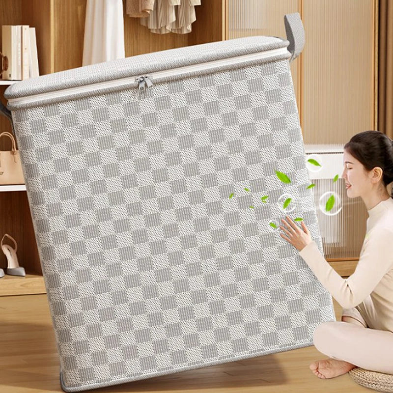 Large Capacity Dust-proof Bag Organize Non-woven Quilt Storage Lids Qme