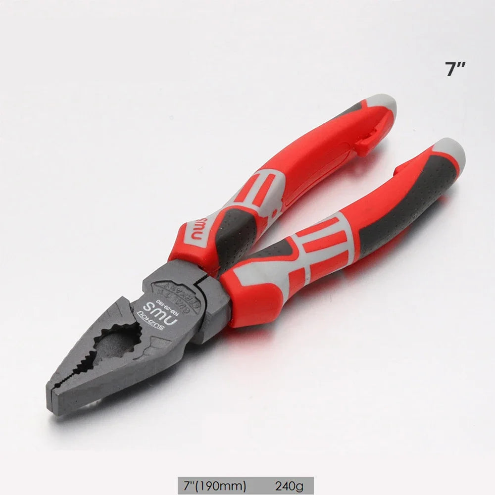 Universal Wire Cutter Needle Nose Crimping Plier Electrician Working Hardware Diagonal Pliers Qme A2