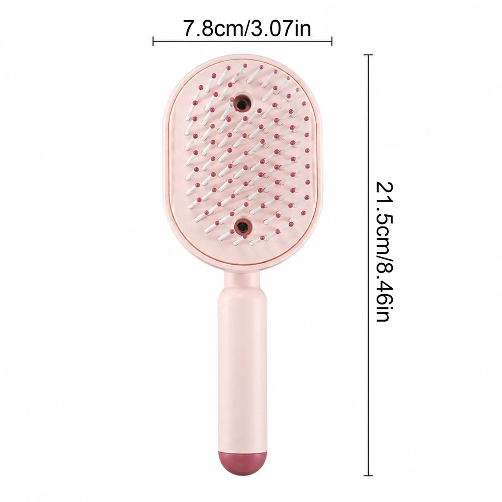 Spray Hair Straightener Comb for Smoothing and Hydrating Hair Brush for Frizz Control Air Cushion Massage Hair Caring Supplies Qme