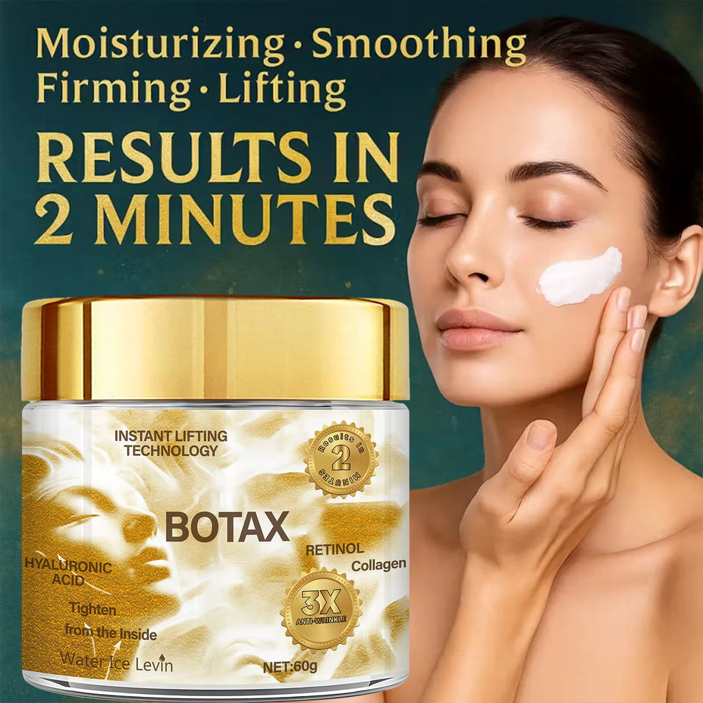 BOTAX Instant Lifting Face Cream with Hyaluronic Acid, Retinol & Collagen for Deep Hydration & Anti-Aging, All Skin Types. Qme