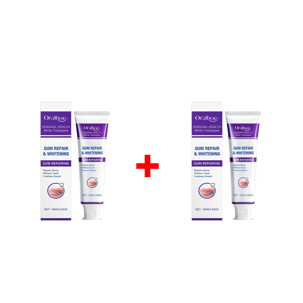 Gum Regeneration Toothpaste for Whitening Teeth Stains Tartar Removal Reduce Plaque Fresh Oral Protect Enamel Repair Toothpastep Qme 200g Boxed