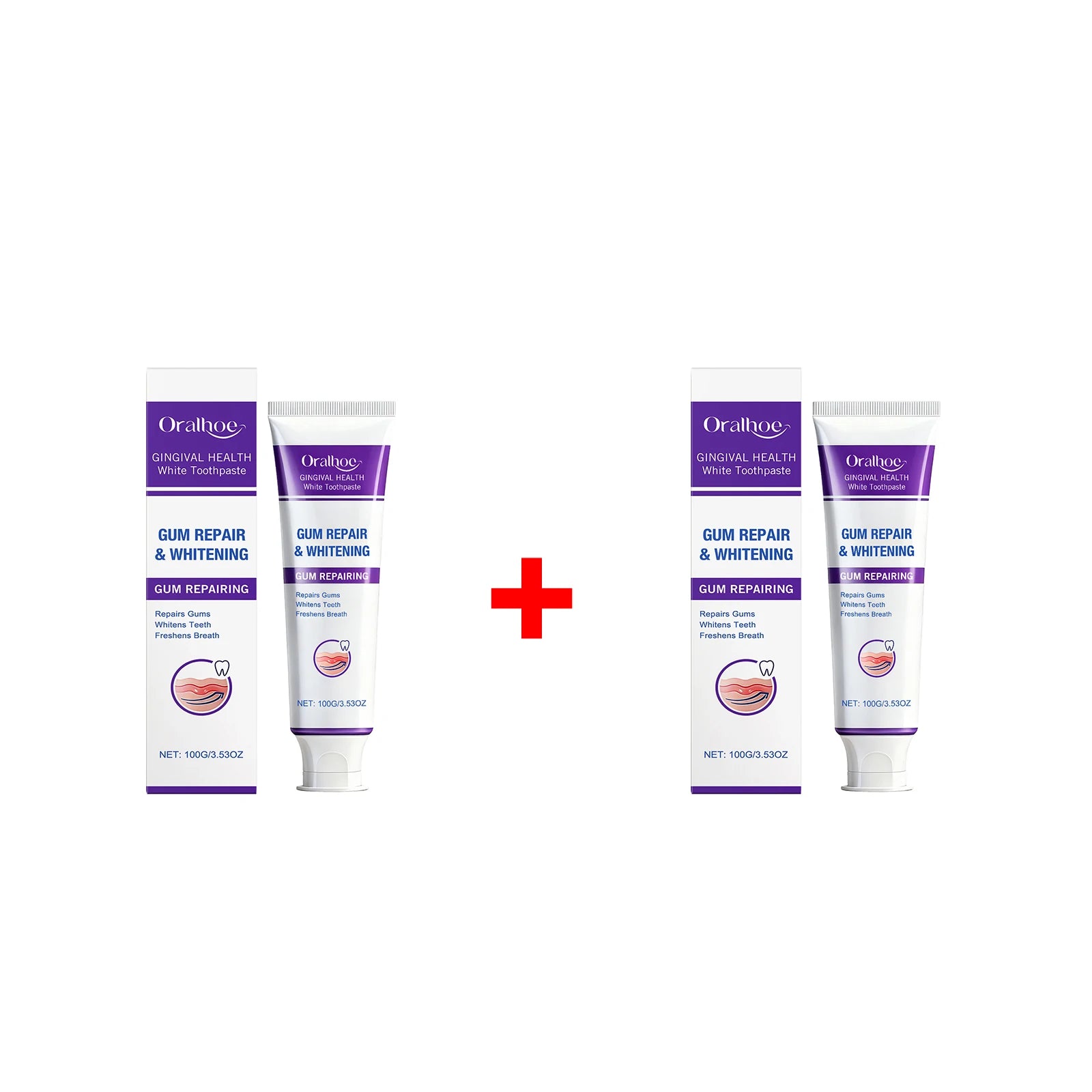 Gum Regeneration Toothpaste for Whitening Teeth Stains Tartar Removal Reduce Plaque Fresh Oral Protect Enamel Repair Toothpastep Qme 200g Boxed