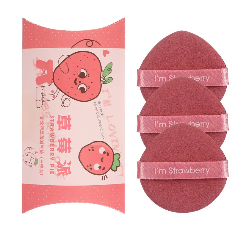 3/7Pcs Makeup Cosmetic Puff Makeup Sponge Soft Foundation Powder Sponge Puff Beauty Tools for Women Make Up Accessories Qme Pink 3PCS Drop