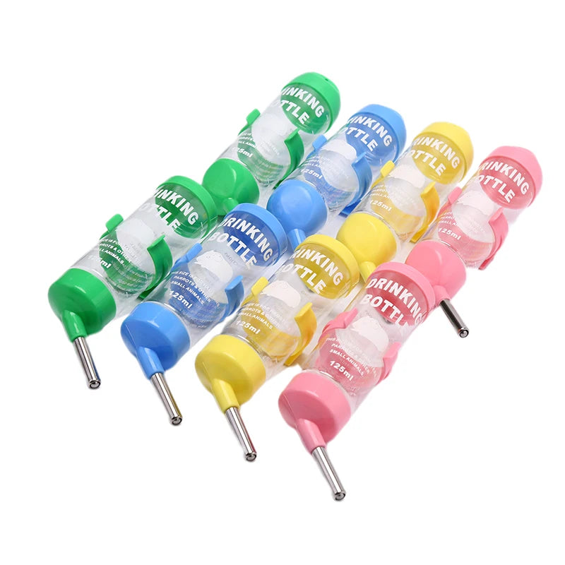 1Pc Plastic Hamster Drinker Water Bottle Dispenser Feeder Hanging Pet Dog Guinea Pig Squirrel Rabbit Drinking Head Pipe Fountain Qme