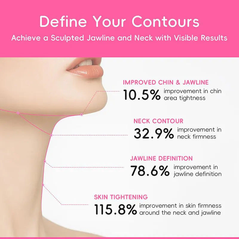 Sakura V Shape Lifting Up Face Mask Nourishing Double Chin Reduce Qme