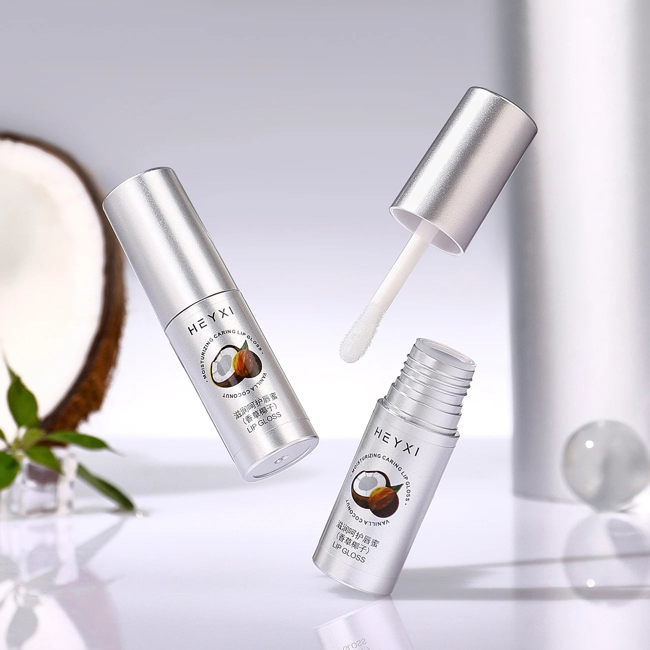 Vanilla Coconut Flavored Moisturizing Caring Lip Gloss Suitable All Qme