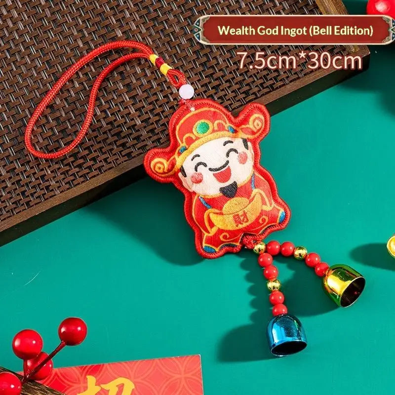 Lucky Fragrant Bag Tassels Horse Incense Car Hanging Chinese Zodiac Qme A14