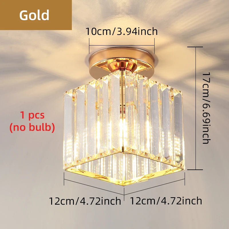 New Crystal Ceiling Chandeliers Living Room Hanging Lamp Bedroom Ceiling Lamp Villa Chandelier Lighting Room decor Lighting Qme D