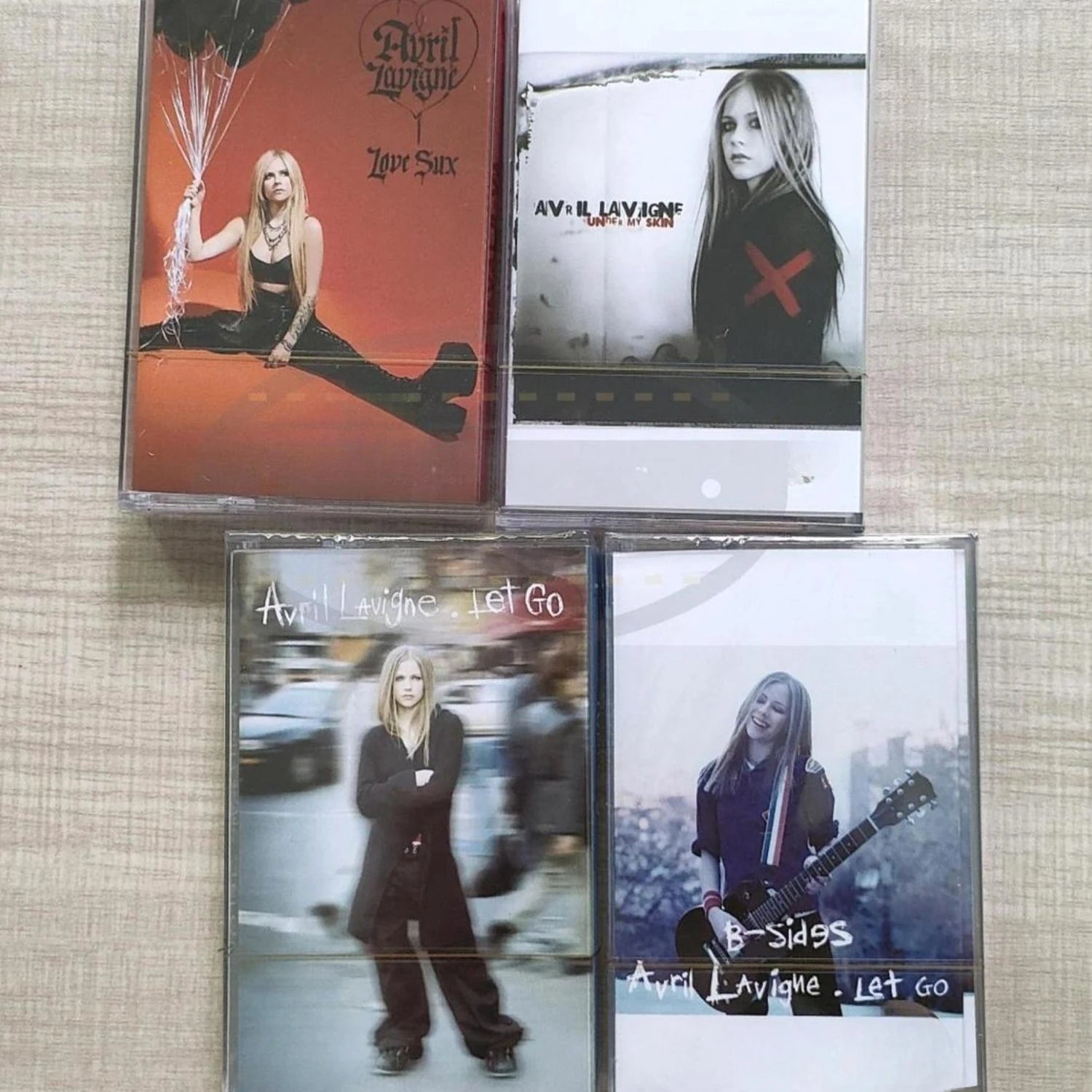 Pop-Punk Female Artist 4-Tape Classic Set,Set or Single Available， Featuring Debut Masterpiece & Later Transition Works Qme 4 tapes