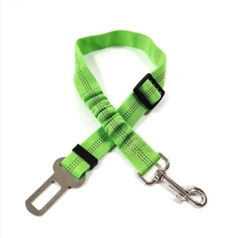 Bungee Fabric Belt Safe Secure Car Travel Reflective Dog Seat Qme A2