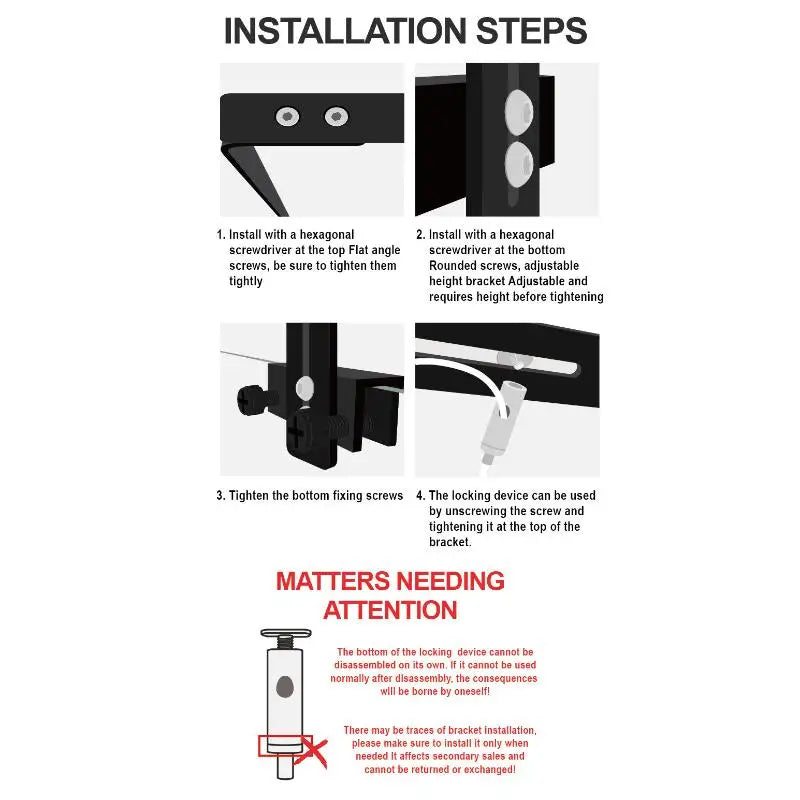 Aquarium Light Bracket Stable Support Hanging Lamp Fish Holder Qme